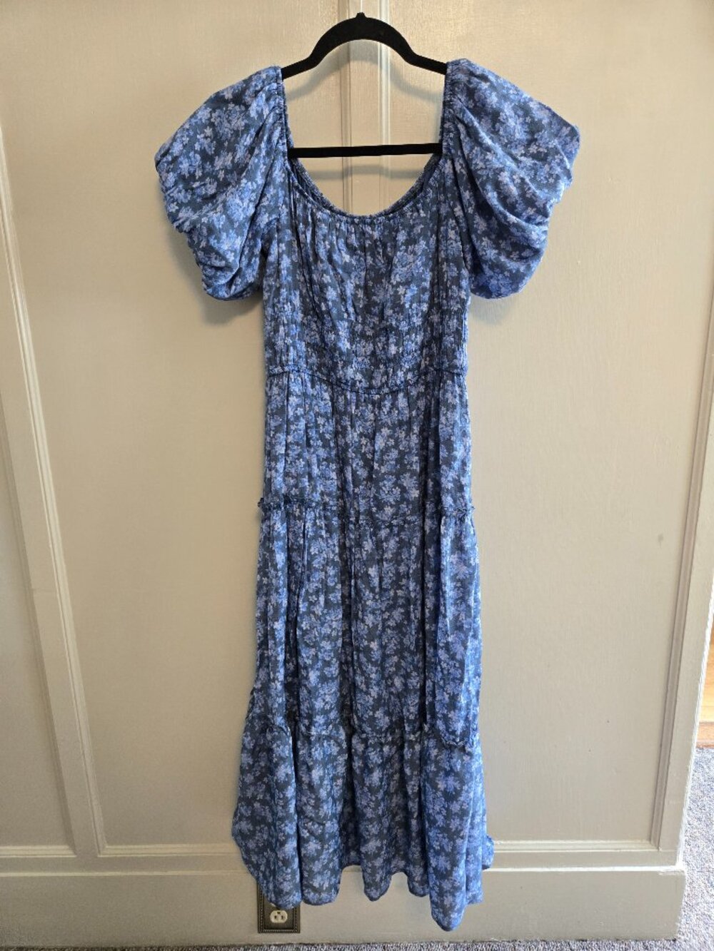 Trixxi | Blue Floral Maxi Dress | Size XL